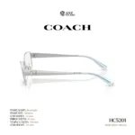 กรอบแว่นตา COACH รุ่น HC5201 ทรง Rectangle โลหะ ดีไซน์เรียบหรู รับประกัน 2 ปี - Image 6