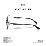 กรอบแว่นตา COACH รุ่น HC5205 ทรง Square โลหะดีไซน์เรียบหรู รับประกัน 2 ปี - Image 4