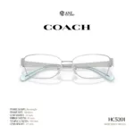 กรอบแว่นตา COACH รุ่น HC5201 ทรง Rectangle โลหะ ดีไซน์เรียบหรู รับประกัน 2 ปี - Image 8