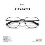 กรอบแว่นตา COACH รุ่น HC5205 ทรง Square โลหะดีไซน์เรียบหรู รับประกัน 2 ปี - Image 5