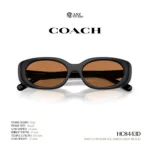 แว่นกันแดด COACH รุ่น HC8443D ทรง Oval ดีไซน์ Pillow Tabby รับประกัน 2 ปี - Image 4