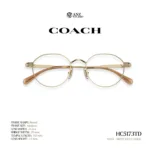 กรอบแว่นตา COACH รุ่น HC5173TD ทรง Round Titanium ดีไซน์เรียบหรู น้ำหนักเบา รับประกัน 2 ปี - Image 5