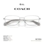 กรอบแว่นตา COACH รุ่น HC5204 ทรง Rectangle Metal ดีไซน์ Pillow Tabby รับประกัน 2 ปี - Image 5
