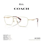 กรอบแว่นตา COACH รุ่น HC5205 ทรง Square โลหะดีไซน์เรียบหรู รับประกัน 2 ปี - Image 7