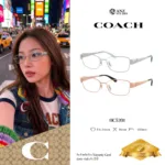 กรอบแว่นตา COACH รุ่น HC5201 ทรง Rectangle โลหะ ดีไซน์เรียบหรู รับประกัน 2 ปี