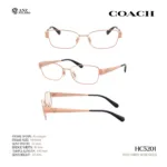 กรอบแว่นตา COACH รุ่น HC5201 ทรง Rectangle โลหะ ดีไซน์เรียบหรู รับประกัน 2 ปี - Image 11