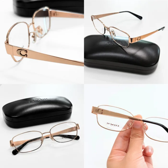กรอบแว่นตา COACH รุ่น HC5201 ทรง Rectangle โลหะ ดีไซน์เรียบหรู รับประกัน 2 ปี - Image 12