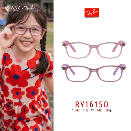 RayBan Junior RY1615D - กรอบแว่นตาสำหรับเด็ก SIZE 48