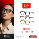 Ray-Ban RX7259D กรอบแว่นสายตา ทรง Round Geometric