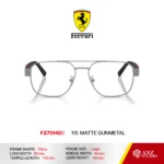 กรอบแว่นตา FERRARI FZ7014D ทรง Navigator Pillow ดีไซน์ Racing โลหะน้ำหนักเบา ของแท้รับประกัน 2 ปี - Image 8