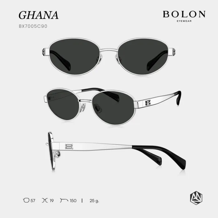 แว่นกันแดด BOLON S/S 2026 รุ่น GHANA BX7005 ทรง Oval ดีไซน์มินิมอลหรู น้ำหนักเบา ของแท้ รับประกัน 1 ปี - Image 11