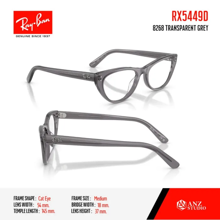 Ray-Ban RX5449D กรอบแว่นสายตา ทรง Cat Eye - Image 9