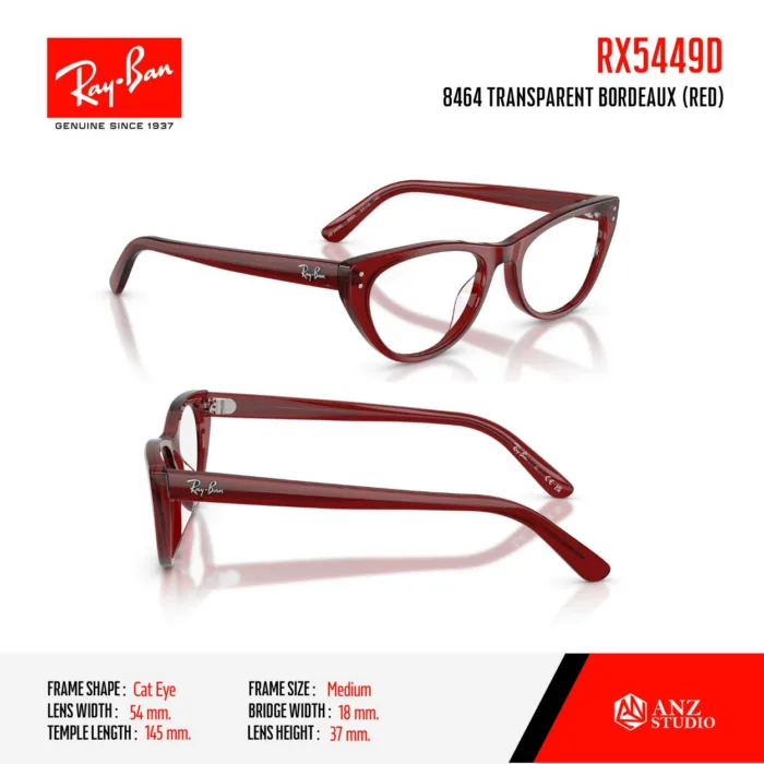 Ray-Ban RX5449D กรอบแว่นสายตา ทรง Cat Eye - Image 11