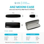 ANZ MOONI CASE กล่องแว่นตา มินิมอล ผิวเรียบกึ่งเงา เรียบหรู น้ำหนักเบา - Image 2