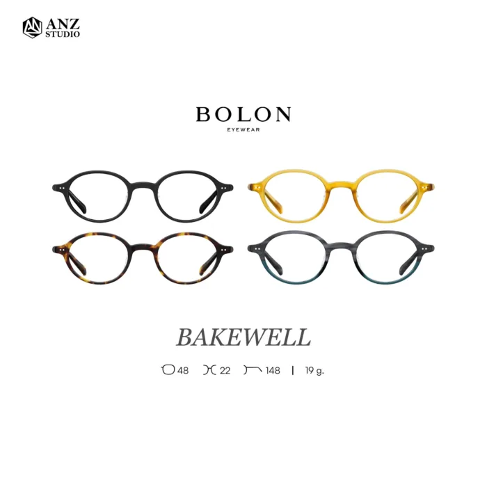 กรอบแว่นตา BOLON S/S 2026 รุ่น BAKEWELL BJ3227 ทรง Oval ดีไซน์วินเทจเรียบหรู ของแท้ รับประกัน 1 ปี - Image 2