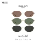 แว่นกันแดด BOLON S/S 2026 รุ่น NAZARE BL7216 ทรง Oval ดีไซน์เรียบหรู โลหะบางเบา ของแท้ รับประกัน 1 ปี - Image 2