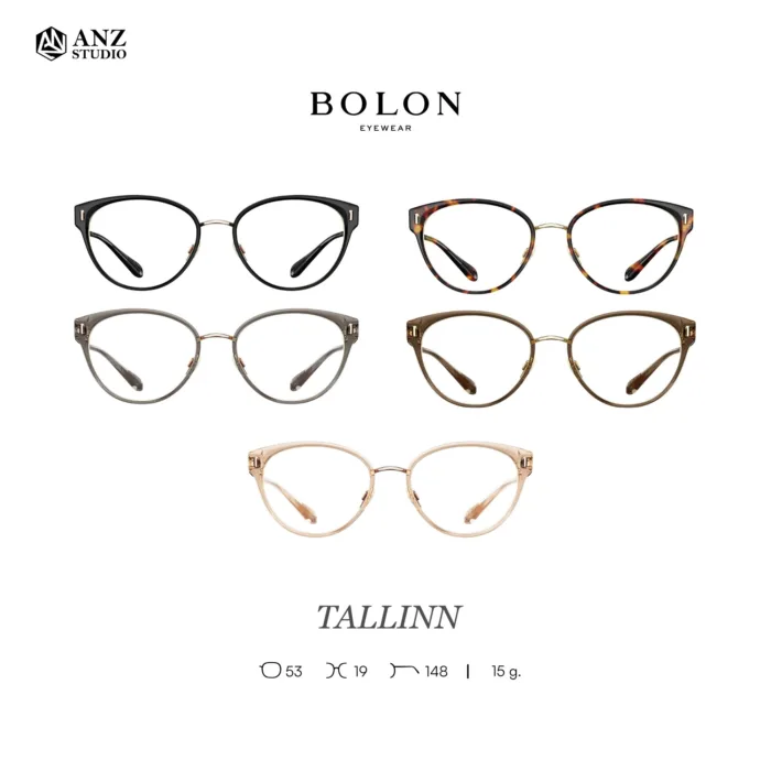 กรอบแว่นตา BOLON S/S 2026 รุ่น TALLINN BA6075 ทรง Cat-eye ดีไซน์เฉียบคม น้ำหนักเบาแข็งแรง ของแท้ รับประกัน 1 ปี - Image 3