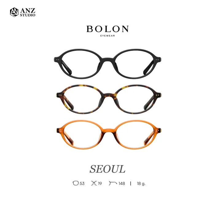 กรอบแว่นตา BOLON S/S 2026 รุ่น SEOUL BJ5213 ทรง Oval ดีไซน์เรียบหรู น้ำหนักเบา ของแท้ รับประกัน 1 ปี - Image 4