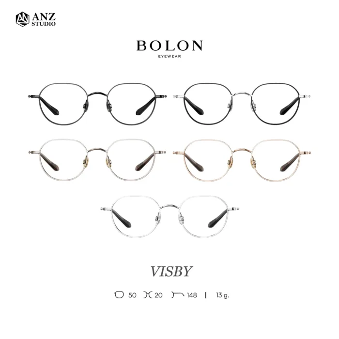 กรอบแว่นตา BOLON S/S 2026 รุ่น VISBY BA7059 ทรง Round ดีไซน์มินิมอลน้ำหนักเบา ของแท้ รับประกัน 1 ปี - Image 4