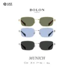 แว่นกันแดด BOLON S/S 2026 รุ่น MUNICH BX7003 ทรง Rectangle ดีไซน์โมเดิร์นคมชัด น้ำหนักเบา ของแท้ รับประกัน 1 ปี - Image 2