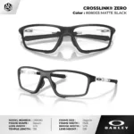 กรอบแว่นตา OAKLEY OX8080 CROSSLINK ZERO เบาพิเศษ ปรับขาได้ ของแท้รับประกัน 2 ปี - Image 3