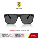 แว่นกันแดด FERRARI FZ6002U ทรง Square ผู้ชาย Full Frame น้ำหนักเบา Ferrari - Image 8