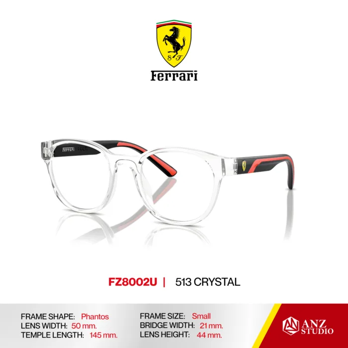 กรอบแว่นตา FERRARI FZ8002U ผู้ชาย Full Frame น้ำหนักเบา Ferrari - Image 2