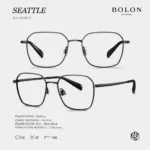 กรอบแว่นตา BOLON S/S 2026 รุ่น SEATTLE BA7068 ทรง Polygon ดีไซน์คมชัด น้ำหนักเบา ของแท้ รับประกัน 1 ปี - Image 4