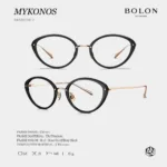 กรอบแว่นตา BOLON S/S 2026 รุ่น MYKONOS BR6000 ทรง Cat-eye ดีไซน์วินเทจผสมโมเดิร์น ของแท้ รับประกัน 1 ปี - Image 4