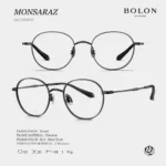 กรอบแว่นตา BOLON S/S 2026 รุ่น MONSARAZ BA7060 ทรง Round ดีไซน์มินิมอลไฮเอนด์ น้ำหนักเบา ของแท้ รับประกัน 1 ปี - Image 4