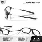 กรอบแว่นตา OAKLEY OX8080 CROSSLINK ZERO เบาพิเศษ ปรับขาได้ ของแท้รับประกัน 2 ปี - Image 4