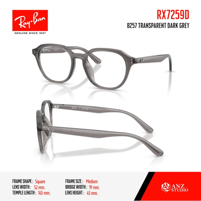Ray-Ban RX7259D กรอบแว่นสายตา ทรง Round Geometric - Image 5