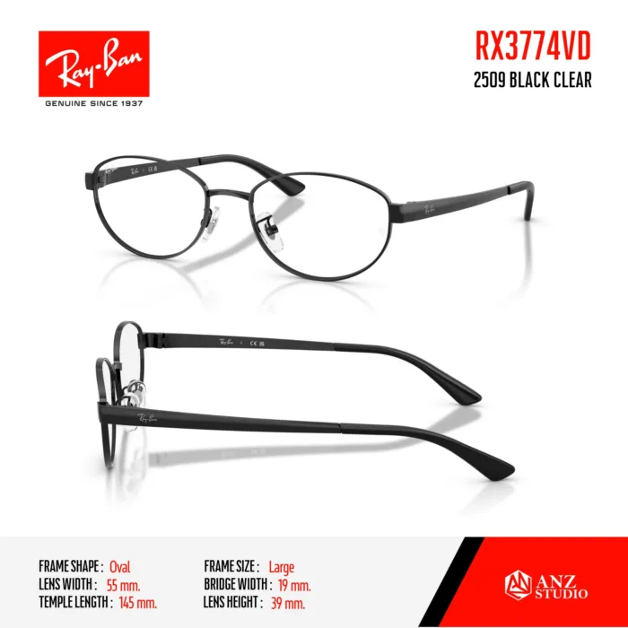 Ray-Ban RX3774VD กรอบแว่นสายตา ทรง Oval - Image 5