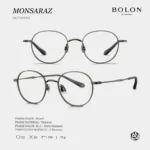 กรอบแว่นตา BOLON S/S 2026 รุ่น MONSARAZ BA7060 ทรง Round ดีไซน์มินิมอลไฮเอนด์ น้ำหนักเบา ของแท้ รับประกัน 1 ปี - Image 5