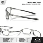 กรอบแว่นตา OAKLEY OX8080 CROSSLINK ZERO เบาพิเศษ ปรับขาได้ ของแท้รับประกัน 2 ปี - Image 5