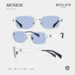 แว่นกันแดด BOLON S/S 2026 รุ่น MUNICH BX7003 ทรง Rectangle ดีไซน์โมเดิร์นคมชัด น้ำหนักเบา ของแท้ รับประกัน 1 ปี - Image 7