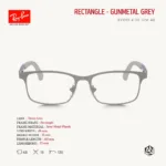 RayBan Junior RY1061 Size 48 กรอบแว่นตาเด็ก ทรง Rectangle - Image 3