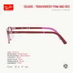 RayBan Junior RY1615D - กรอบแว่นตาสำหรับเด็ก SIZE 48 - Image 4