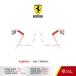 กรอบแว่นตา FERRARI FZ8017U ทรง Pillow ผู้ชาย Full Frame น้ำหนักเบา ดีไซน์ Racing ของแท้รับประกัน 2 ปี - Image 7