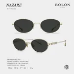 แว่นกันแดด BOLON S/S 2026 รุ่น NAZARE BL7216 ทรง Oval ดีไซน์เรียบหรู โลหะบางเบา ของแท้ รับประกัน 1 ปี - Image 6