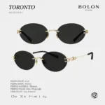 แว่นกันแดด BOLON S/S 2026 รุ่น TORONTO BX7008 ทรง Oval ดีไซน์ไร้กรอบ มินิมอลหรูหรา ของแท้ รับประกัน 1 ปี - Image 6