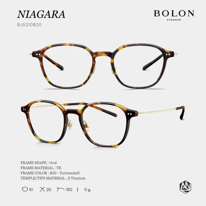 กรอบแว่นตา BOLON S/S 2026 รุ่น NIAGARA BJ5210 ทรง Oval น้ำหนักเบาพิเศษ ดีไซน์สปอร์ตเรียบหรู ของแท้ รับประกัน 1 ปี - Image 7