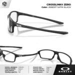 กรอบแว่นตา OAKLEY OX8080 CROSSLINK ZERO เบาพิเศษ ปรับขาได้ ของแท้รับประกัน 2 ปี - Image 7
