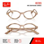 Ray-Ban RX7265 กรอบแว่นตาสายตา ทรง Irregular Oval - Image 6