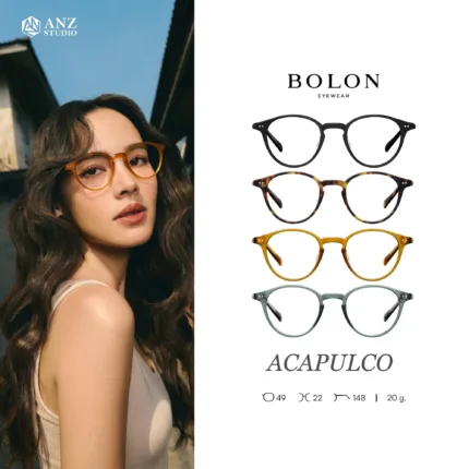 กรอบแว่นตา BOLON S/S 2026 รุ่น ACAPULCO BJ3231 ทรง Panthos คลาสสิก ใส่ได้ทุกวัน ของแท้ รับประกัน 1 ปี