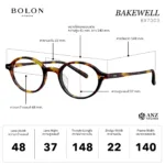 กรอบแว่นตา BOLON S/S 2026 รุ่น BAKEWELL BJ3227 ทรง Oval ดีไซน์วินเทจเรียบหรู ของแท้ รับประกัน 1 ปี - Image 8