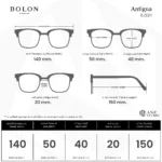 กรอบแว่นตา BOLON S/S 2026 รุ่น ANTIGUA BJ5211 ทรง Oval น้ำหนักเบาพิเศษ ดีไซน์เรียบหรู ของแท้ รับประกัน 1 ปี - Image 8