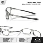 กรอบแว่นตา OAKLEY OX8080 CROSSLINK ZERO เบาพิเศษ ปรับขาได้ ของแท้รับประกัน 2 ปี - Image 6
