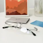 Ray-Ban RX8781D กรอบแว่นสายตา Titanium ไร้กรอบ ทรง Rectangle - Image 9