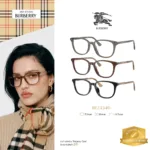 กรอบแว่นตา BURBERRY รุ่น BE2434D ทรง Square ลาย Burberry Check ของแท้ รับประกัน 2 ปี